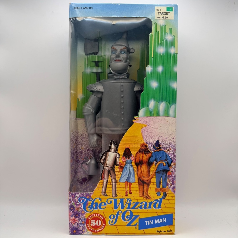 1988 The Wizard Of Oz 50th Anniversary Tin Man Doll 8875 New In Box Multi Toys